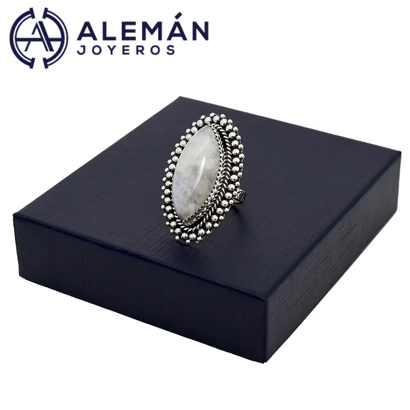 Anillo de Plata .925 "Piedra Luna" 3310414-3