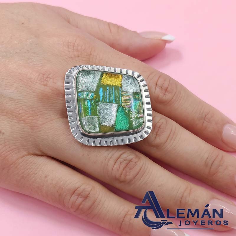 Anillo de Plata .925 "Dicroix Multi" 7940013