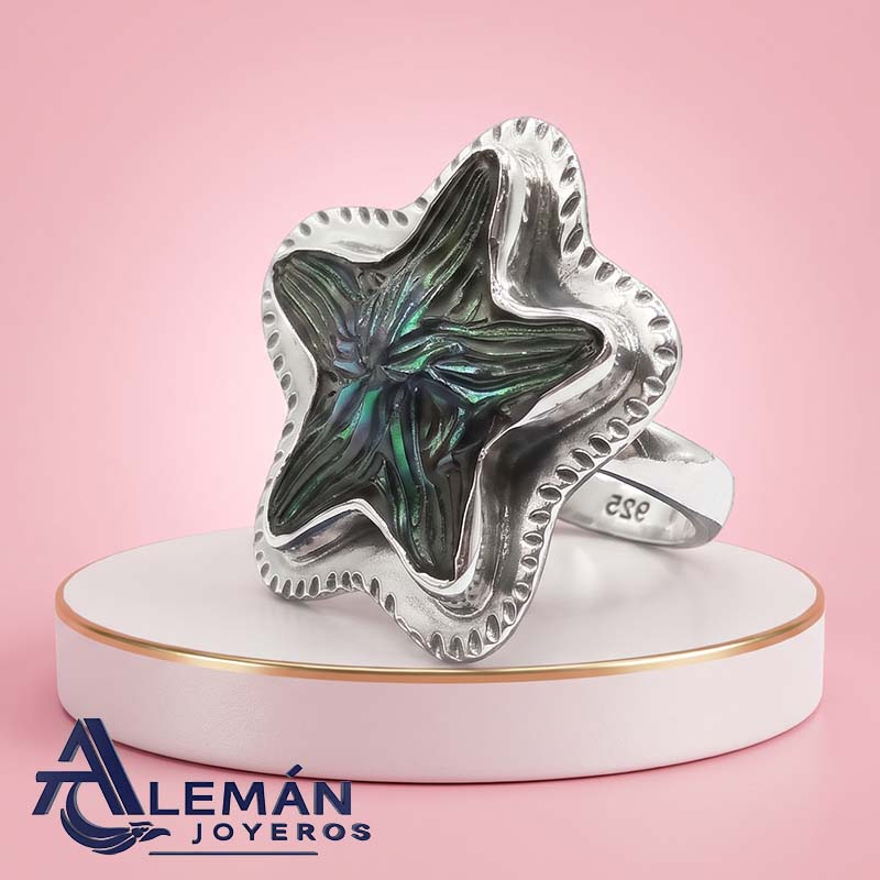 Anillo de Plata .925 "Estrella Dicroix" 7940055