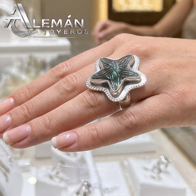 Anillo de Plata .925 "Estrella Dicroix" 7940055