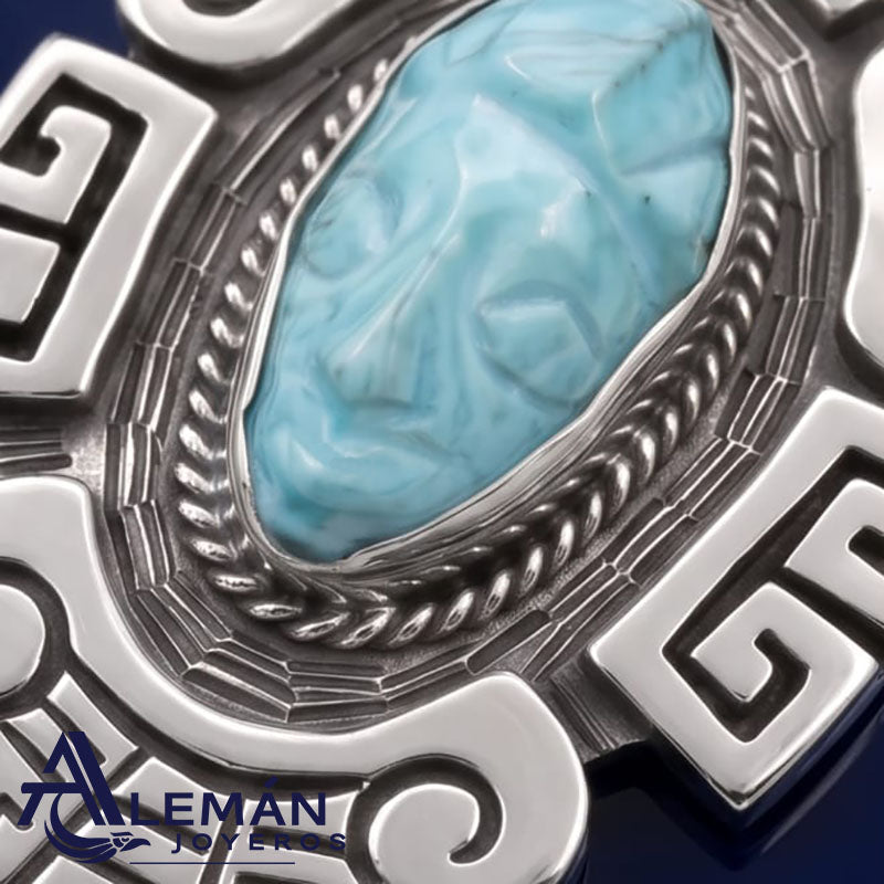 Dije de plata .925 "Maya" 7940154