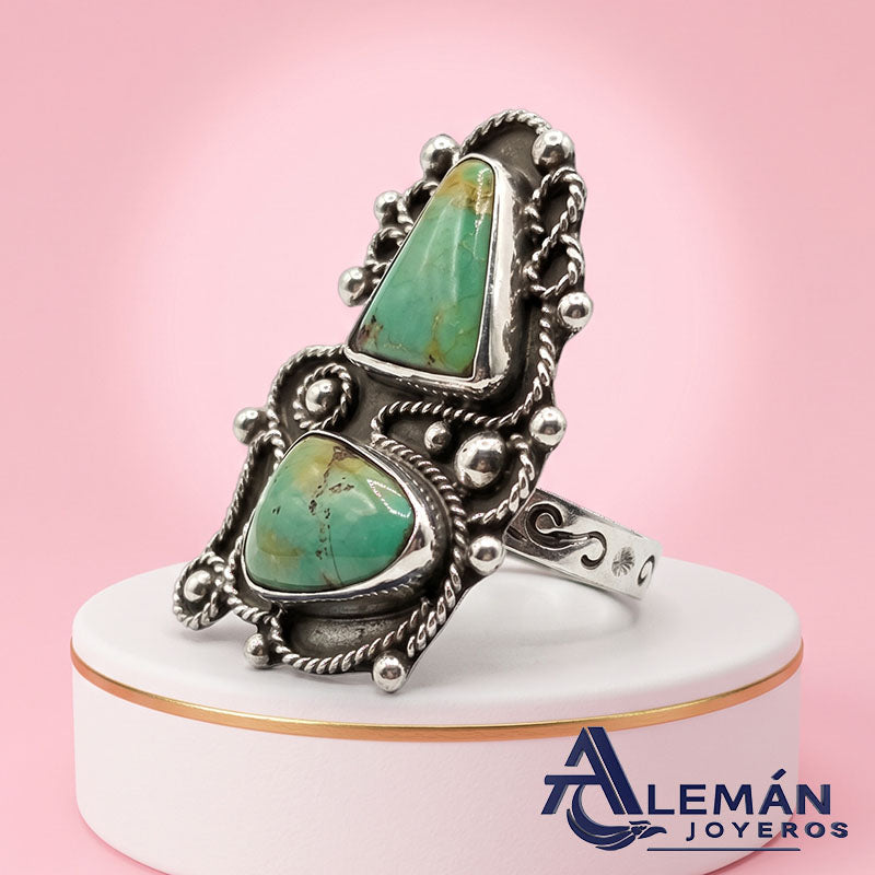Anillo de Plata .925 "Turquesa Bit" 7940475