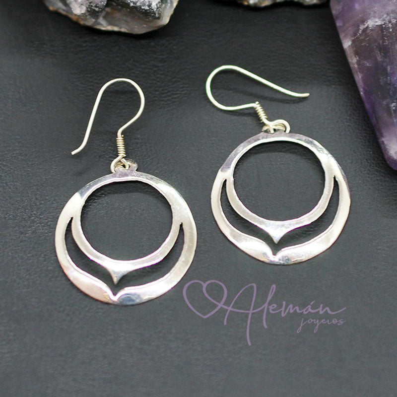 MWL 331-0006 Aretes de Plata Calados