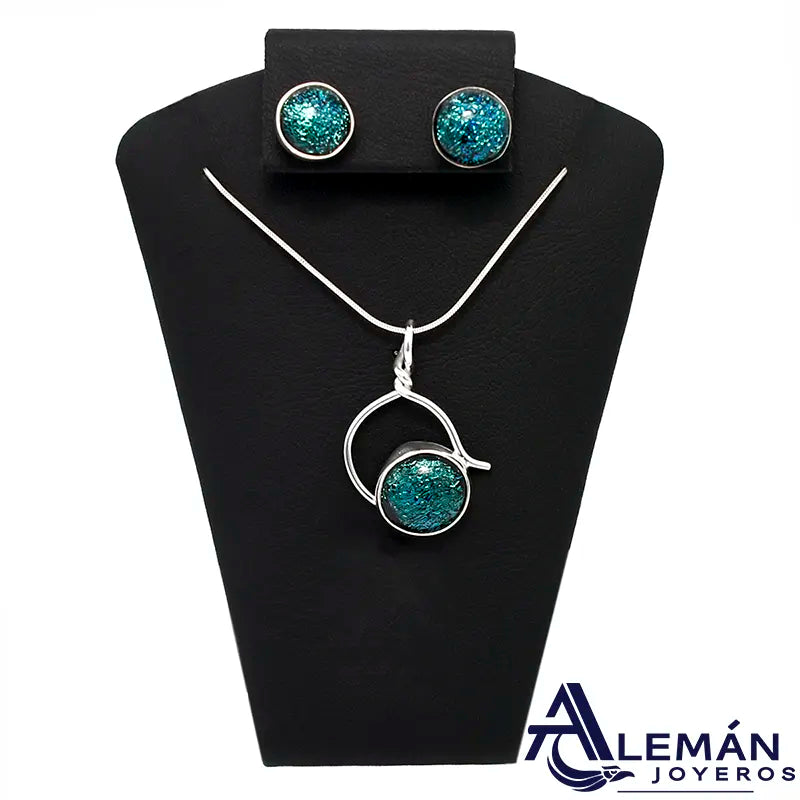 Set de Pata .925 "Dicroico" 3310019-B