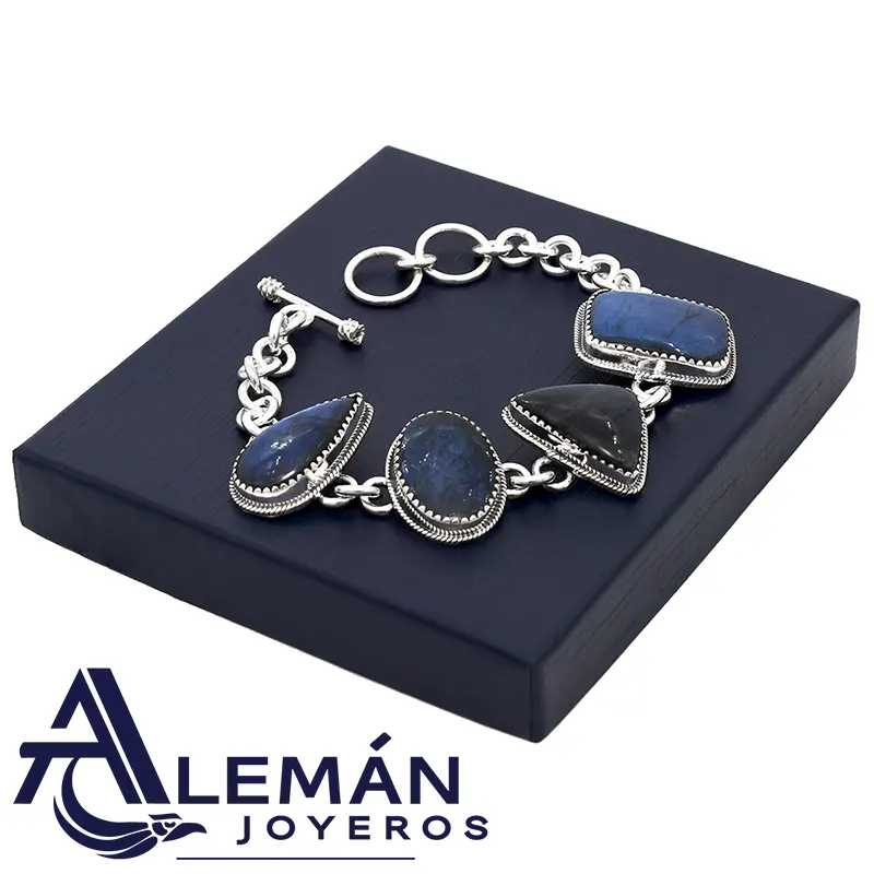 Pulsera de Plata .925 "Labradoritas" 3310026