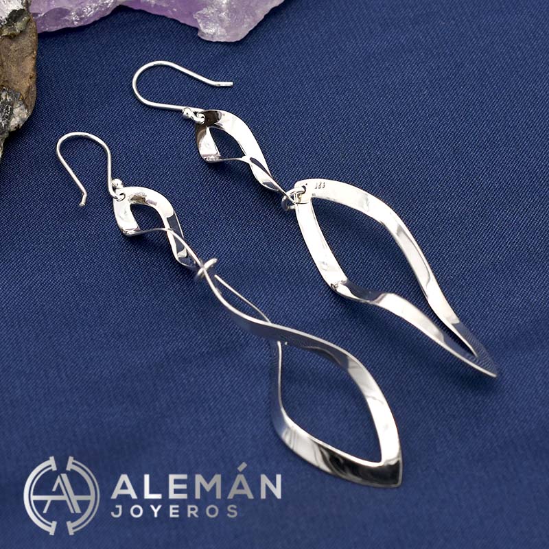 Aretes de Plata .925 modelo "Ángeles" 3310117