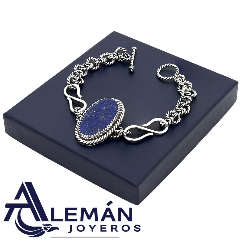 Pulsera de Plata .925 "Lapislázuli" 3310123