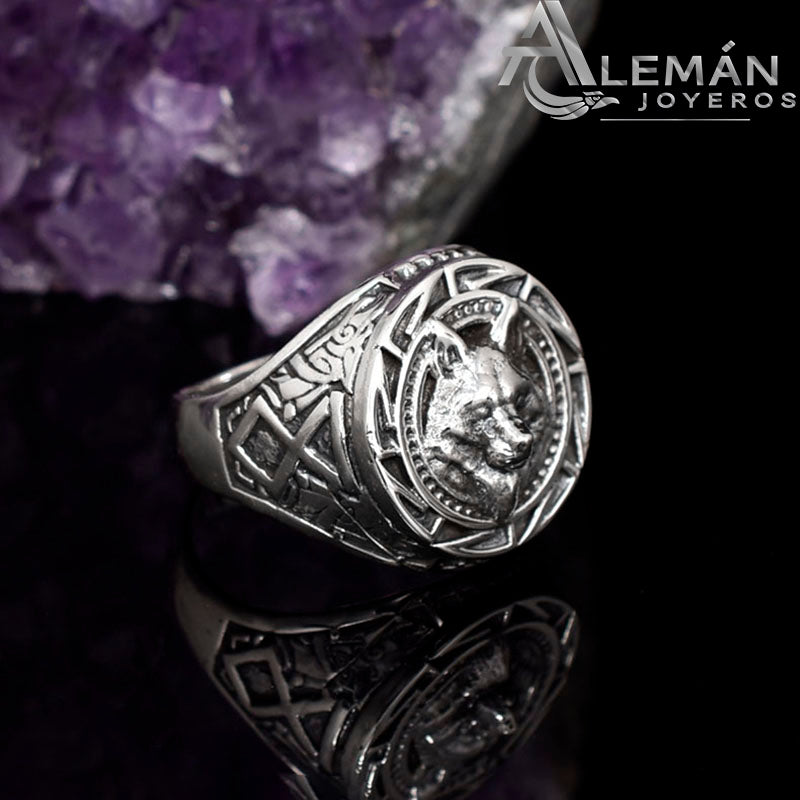 Anillo de Plata .925 "El Sello del Lobo" 3310181