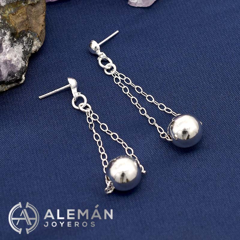 Aretes de Plata .925 "Columpio" 3310184
