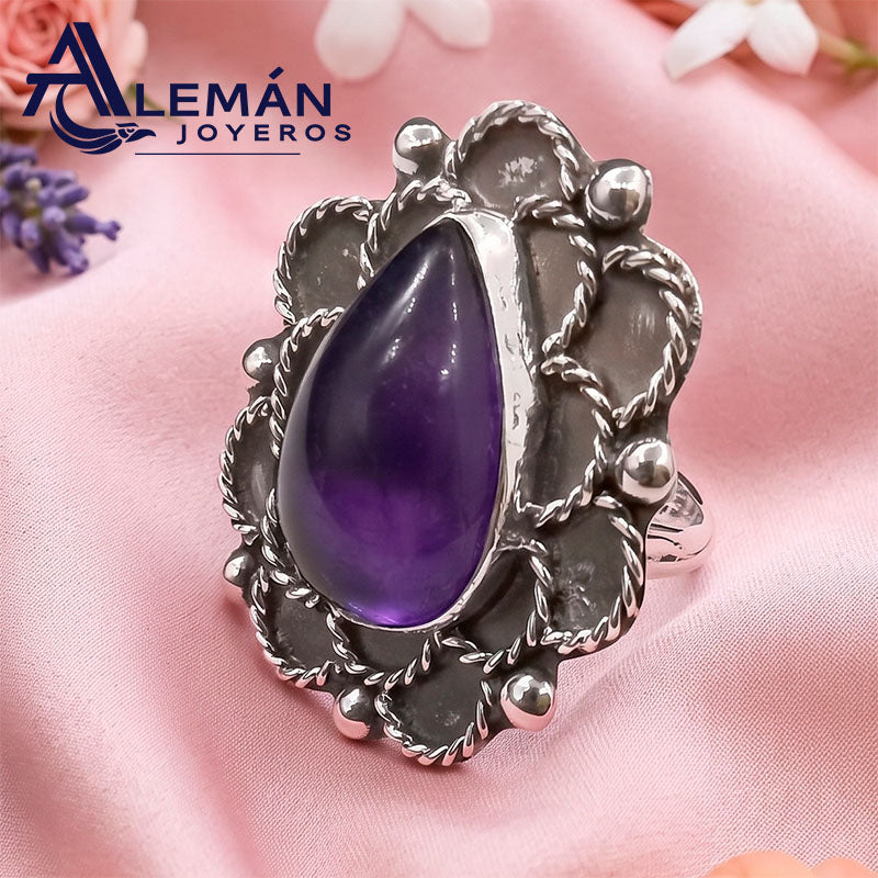 Anillo de Plata .925 "Amatista Love" 3310383