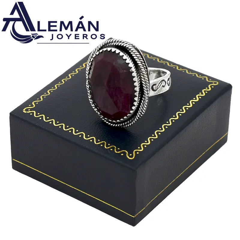 Anillo de Plata .925 "Rubí Cherry" 3310407
