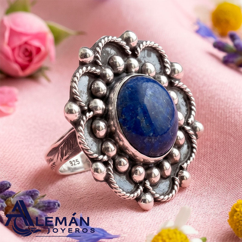 Anillo de Plata .925 "Sodalita 1" 3310446-1