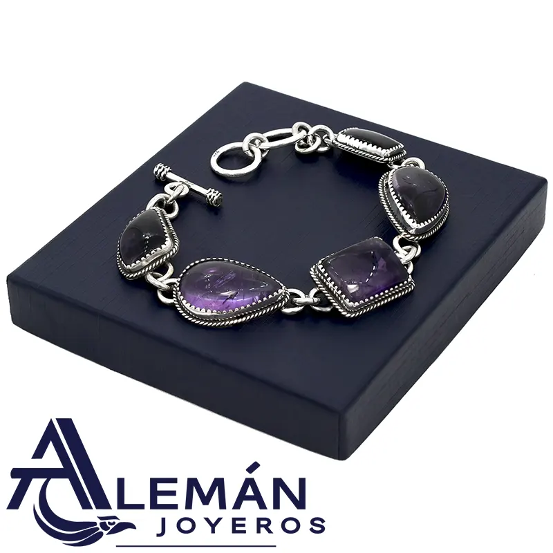 Pulsera de Plata .925 "Amatistas" 3310490