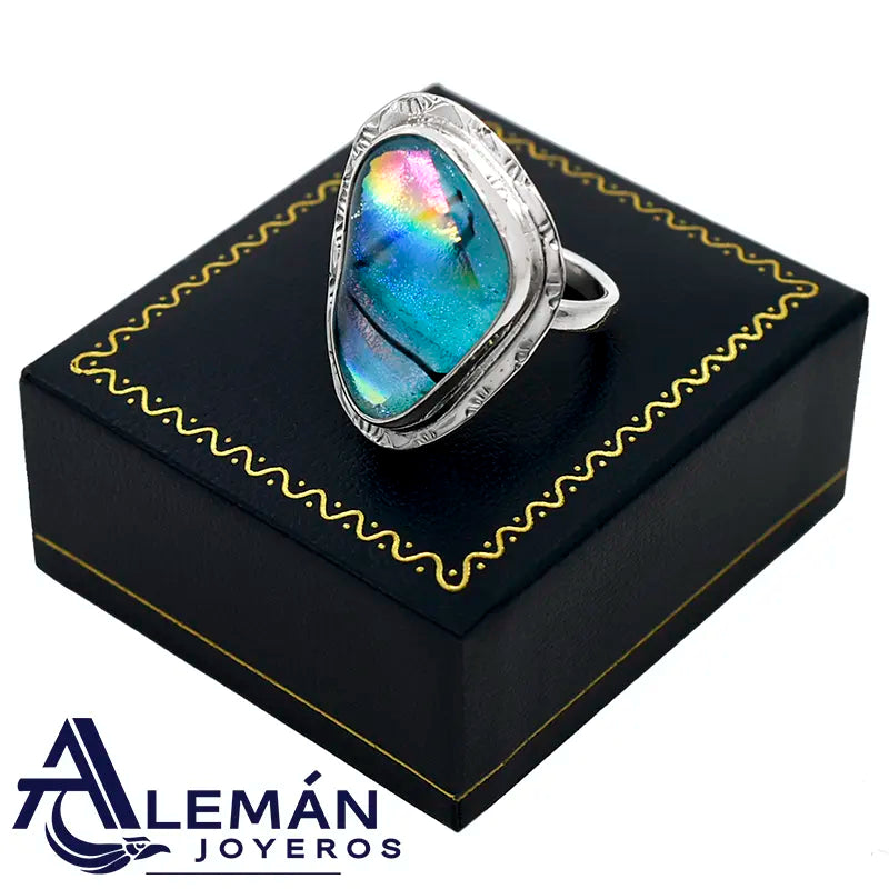 Anillo de Plata .925 "Dicroico" 3310501-D