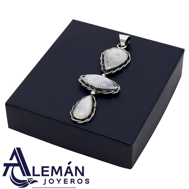 Dije de Plata .925 "Tres Lunas" 3310501-D