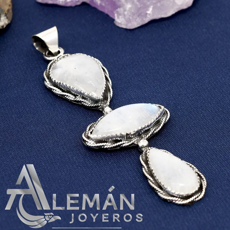Dije de Plata .925 "Tres Lunas" 3310501-D