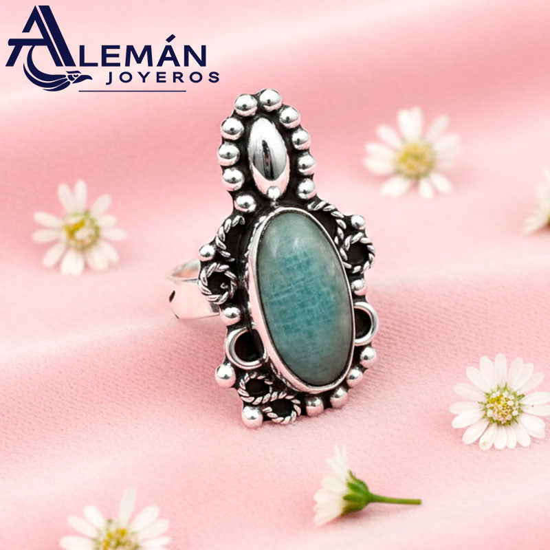 Anillo de Plata .925 "Amazonita 3" 3310520