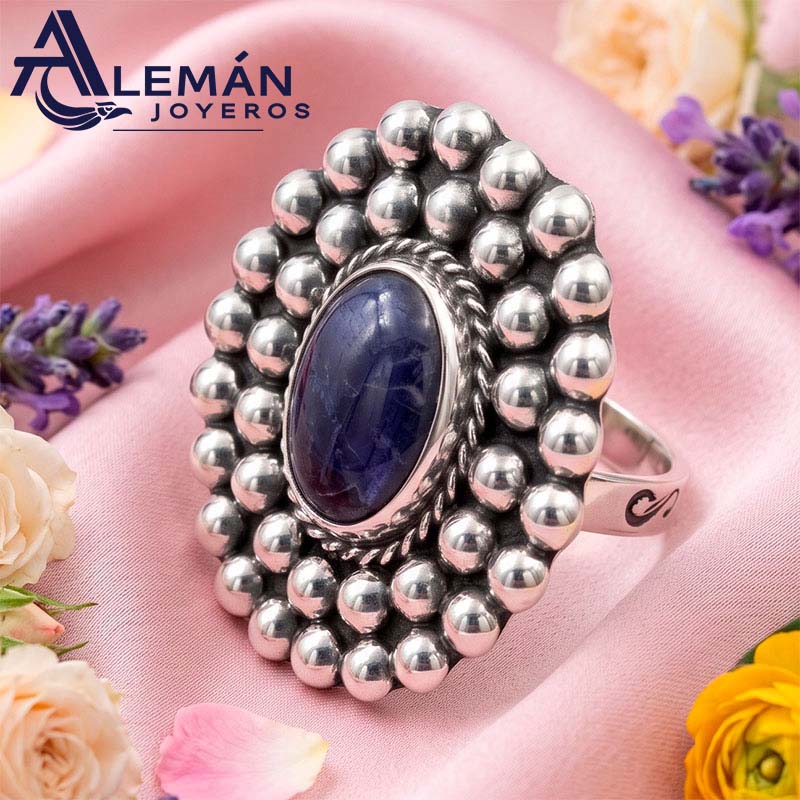 Anillo de Plata .925 "Onda Azul" 3310545