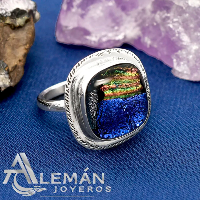 Anillo de Plata .925 "Dicroico" 3310549-1