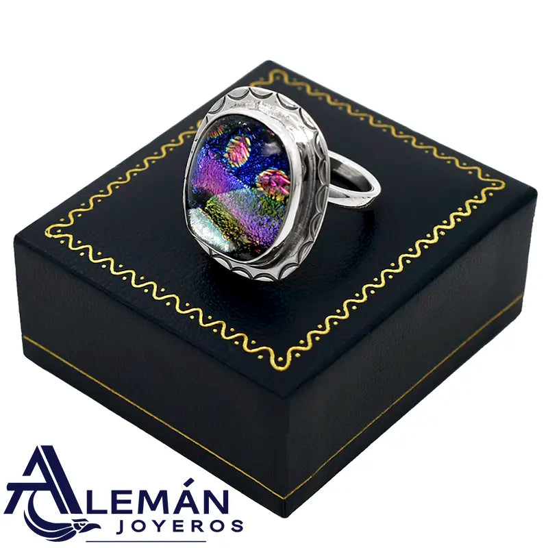 Anillo de Plata .925 "Dicroico" 3310549-2