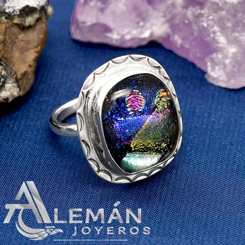 Anillo de Plata .925 "Dicroico" 3310549-2