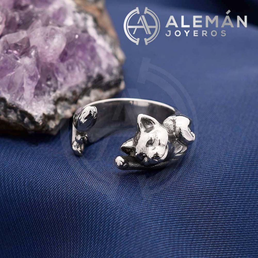 Anillo de Plata .925 "Lazy Cat" 3310416